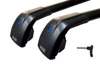 Багажная система на интегрированные рейлинги INTER AEROSTAR R-77i черный, арт:INT-5577-B