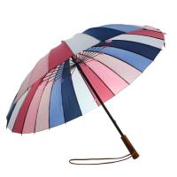 Зонт-трость женский механический Три Слона, розовый, арт:L2240-2