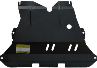 Защита картера, КПП и радиатора Motodor для Пежо Эксперт 2007-2013, сталь 2мм, арт:MO.01618-1