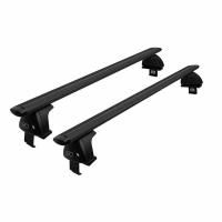 Багажник на крышу ED с замком черные крыловидные дуги 1,25м на Шкода Рапид 2017-2020, арт:ED-5607