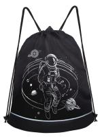 Мешок для обуви GRIZZLY OM-51-120, черный, 38х50х11