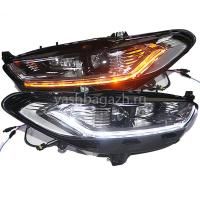 Передние фары Форд Мондео 5 2014-2019 модель №1, комплект:Л+П, бифокальная линза, ДХО, арт:MF-HL-000439 Передние фары Форд Мондео 5 2014-2019 модель №1, комплект:Л+П, бифокальная линза, ДХО, арт:MF-HL-000439