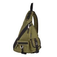 Однолямочный рюкзак Polar П1378 хаки, арт:Ruk0450