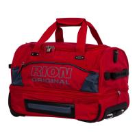 Дорожная сумка на колесах Rion А143 Н красный 48x30x30, арт:Sum0359