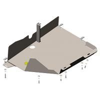 Защита предпускового подогревателя Motodor для Фольксваген Мультивен Т5 2009-2015, алюминий 5мм, арт:MO.32715-1
