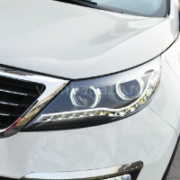 Передние фары Киа Спортейдж 2010-2015 модель №1, комплект:Л+П, бифокальная линза, ДХО, арт:MF-HL-000303 Передние фары Киа Спортейдж 2010-2015 модель №1, комплект:Л+П, бифокальная линза, ДХО, арт:MF-HL-000303