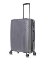 Чемодан средний L'Case MADRID (M) серый, 66.5х46х26, арт:Ch0745