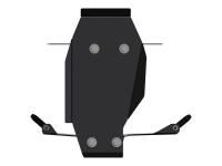 Защита редуктора Sheriff, сталь 2мм, арт:22.3144