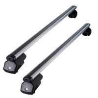 Багажник на крышу ED Арго с замком аэро дуги 1,1м на Опель Астра G универсал 1998-2005 с рейлингами, арт:ED-3945