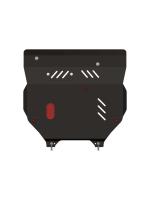 Защита картера и КПП Sheriff на Джип Компас 2006-2010, модель №1, сталь 2мм, арт:04.0951