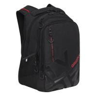 Рюкзак GRIZZLY RU-338-2 черный-красный, 31х42х22 Рюкзак GRIZZLY RU-338-2 черный-красный, 31х42х22