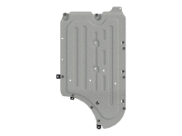 Защита КПП Sheriff на БМВ Х4 G02 2018-2024, модель №6, алюминиевый сплав 3 мм, арт:03.3741-1