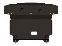 Защита картера и КПП Sheriff на Хендай Санта Фе 2012-2018, модель №1, сталь 2,5мм, арт:10.2316 Защита картера и КПП Sheriff на Хендай Санта Фе 2012-2018, модель №1, сталь 2,5мм, арт:10.2316