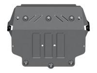 Защита картера и КПП Sheriff для Фольксваген Пассат Б7 2011-2015, модель №2, алюминий 4мм, арт:26.2863