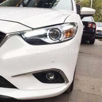 Передние фары Мазда 6 2012-2015 модель №3, комплект:Л+П, бифокальная линза, ДХО, арт:MF-HL-000321 Передние фары Мазда 6 2012-2015 модель №3, комплект:Л+П, бифокальная линза, ДХО, арт:MF-HL-000321