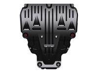 Защита картера и КПП Sheriff на Мерседес Б класс W246 2011-2018, модель №1, сталь 1,8мм, арт:13.3535-3