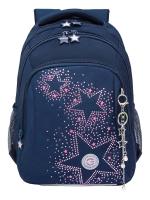 Школьный рюкзак GRIZZLY RG-561-2, синий, 27х40х20