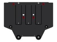 Защита КПП Sheriff на Ауди А4 Б9 2015-2024, модель №3, сталь 2мм, арт:02.3057-2