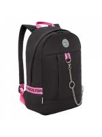 Рюкзак GRIZZLY RXL-327-2 черный фуксия, 24х37,5х12 Рюкзак GRIZZLY RXL-327-2 черный фуксия, 24х37,5х12