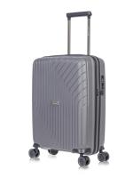 Чемодан маленький L'Case MADRID (S) серый, 55.5х39х25.5, арт:Ch0744