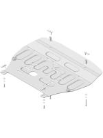 Защита картера и КПП Motodor для Хендай Туссан 2021-2024, алюминий 4мм, арт:MO.340901-2 Защита картера и КПП Motodor для Хендай Туссан 2021-2024, алюминий 4мм, арт:MO.340901-2