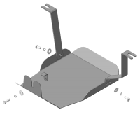 Защита заднего дифференциала Motodor на Хендай Туссан 2021-2024, сталь 2мм, арт:MO.70905 Защита заднего дифференциала Motodor на Хендай Туссан 2021-2024, сталь 2мм, арт:MO.70905