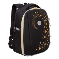 Школьный рюкзак GRIZZLY RAf-392-4 черный, 29х36х18