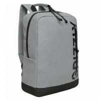 Рюкзак GRIZZLY RQL-313-2 серый, 28х42х12