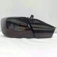 Задние фонари Тойота Камри 50 2011-2014 модель №12, комплект:Л+П, темные, динамичный поворотник, арт:MF-TL-000170