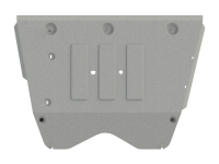 Защита картера и КПП Sheriff на Фиат Добло 2015-2022, модель №4, алюминий 4мм, арт:07.4471 Защита картера и КПП Sheriff на Фиат Добло 2015-2022, модель №4, алюминий 4мм, арт:07.4471