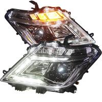 Передние фары Ниссан Патрол 2010-2018 модель №1, комплект:Л+П, бифокальная линза, ДХО, бегущий повротник, арт:MF-HL-000637 Передние фары Ниссан Патрол 2010-2018 модель №1, комплект:Л+П, бифокальная линза, ДХО, бегущий повротник, арт:MF-HL-000637