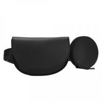 Сумка поясная OrsOro OPS-0155 черный, 17х12х4