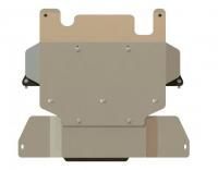 Защита КПП и РК Sheriff на Ниссан Патрол 3 дв. 2000-2010, модель №2, алюминий 5мм, арт:15.1126