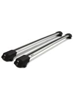 Багажник на рейлинги ЕвроДеталь Smart I 107 серебристый, арт:ET4012RR