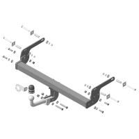 Фаркоп Motodor на Рено Дастер 2011-2015, арт:91710-A-1