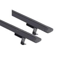 Багажник на крышу Atlant, 6030+7058, черные крыловидные дуги 1,1м на Рено Дастер 2015-2020, арт:218726