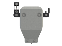 Защита редуктора с подруливающей подвеской Sheriff на Ауди Q8 2018-2024, модель №5, алюминиевый сплав 4мм, арт:02.4121