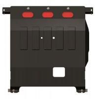 Защита картера и КПП Sheriff для Ситроен Джампер 2006-2020, модель №1, сталь 2,5мм, арт:05.1200-1