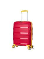 Чемодан маленький L'Case MONACO (S) красный, 56.5х40х21.5, арт:Ch1021