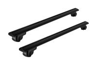 Багажник на крышу Atlant, 6031+8811, черные крыловидные дуги 1,26м на Опель Мокка 2013-2016, арт:21222-18