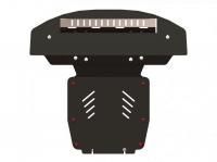 Защита картера Sheriff на Ауди Q7 2006-2015, модель №4, сталь 2,5мм, арт:02.0943