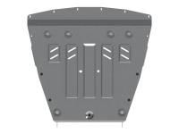 Защита картера и КПП Sheriff на Ниссан Кашкай 2015-2022, модель №4, алюминий 4мм, арт:15.3098