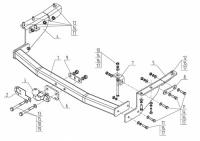 Фаркоп AvtoS на Ниссан Патрол 2010-, арт:NS 31