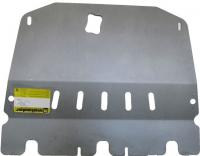 Защита картера и КПП Motodor для Ниссан Кашкай +2 2008-2014, алюминий 5мм, арт:MO.31401-2