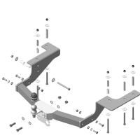 Фаркоп Motodor на Грейт Вол Ховер H5 2013-2015, арт:93106-FEN-4