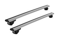 Багажник на крышу Atlant, 8824+8811, крыловидные дуги 1,26м на Хендай Ix35 (с интегрированными рейлингами) 2010-2015, арт:2137181