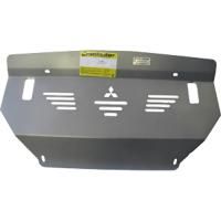 Защита радиатора и интеркулера Motodor для Мицубиси Паджеро IV 2006-2020, алюминий 5мм, арт:MO.31302