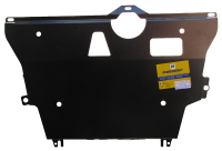 Защита картера и КПП Motodor для Тойота Королла 2006-2013, сталь 2мм, арт:MO.02544-3