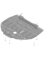 Защита картера и КПП Motodor для Рено Сценик 2016-2022, сталь 2мм, арт:MO.71705