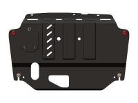 Защита картера и КПП Sheriff для Киа Сид 1 2007-2012, модель №2, сталь 2мм, арт:11.1048-2